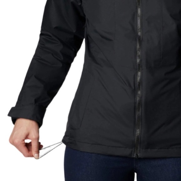 NWT Columbia Womens Ruby River Interchange Black Jacket w/ Fleece Liner-Sz M - Picture 4 of 13